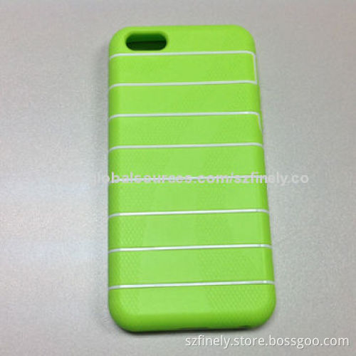PC + TPU case for iPhone 5C, 2-in-1 design, hit color design, elegant and fashion